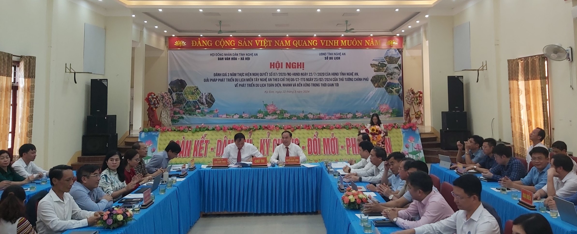 Hội nghị đánh giá 3 năm thực hiện một số chính sách hỗ trợ phát triển du lịch cộng đồng trên địa bàn tỉnh Nghệ An giai đoạn 2020 – 2025